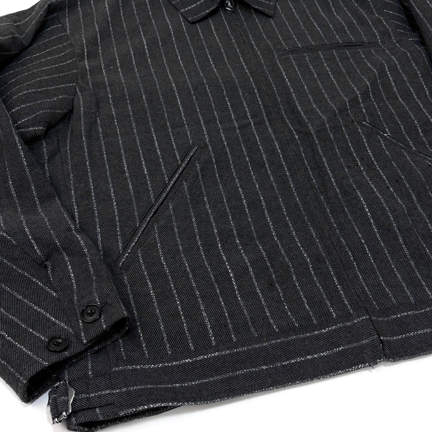 2024AW Cafissi / BECO ストライプジップジャケット 24011464023030 M