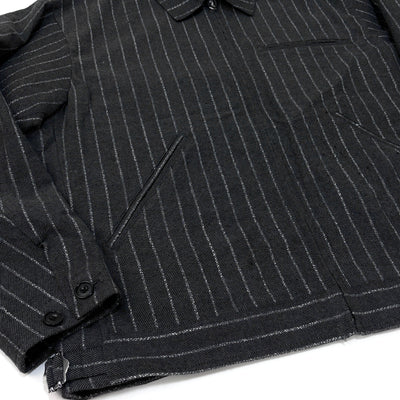 2024AW Cafissi / BECO ストライプジップジャケット 24011464023030 M