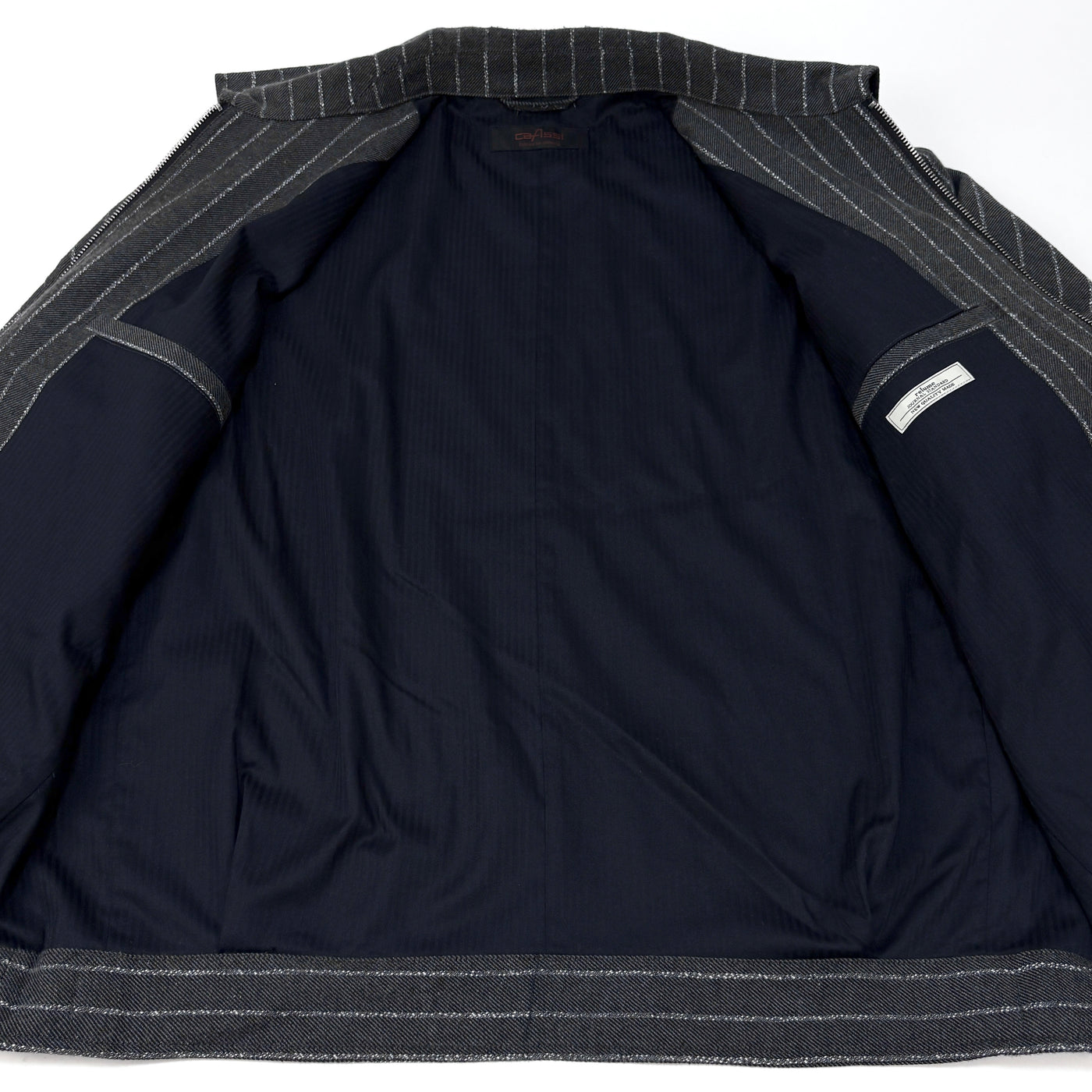 2024AW Cafissi / BECO ストライプジップジャケット 24011464023030 M