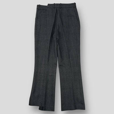 2019AW HERRINGBONE FLARE TROUSERS BLS-59330 36