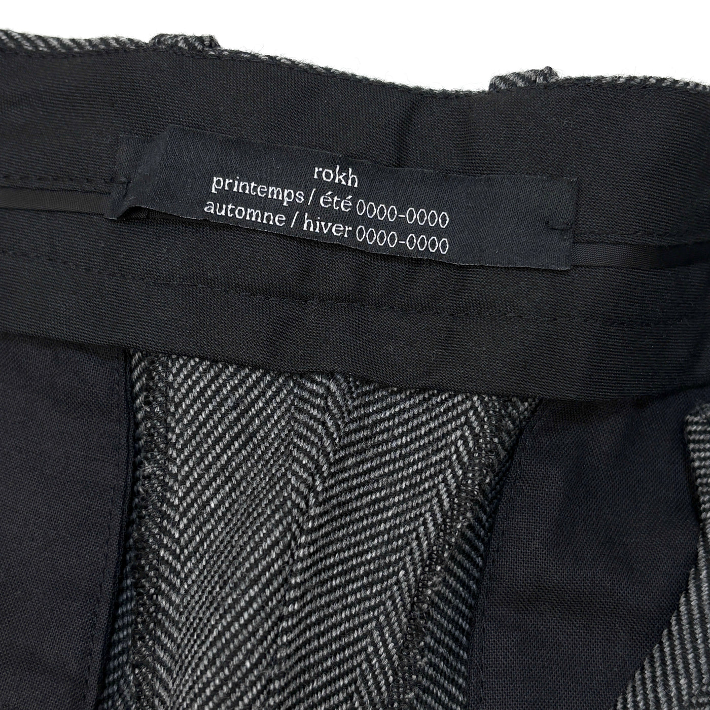 2019AW HERRINGBONE FLARE TROUSERS BLS-59330 36