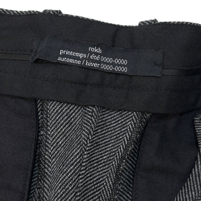 2019AW HERRINGBONE FLARE TROUSERS BLS-59330 36