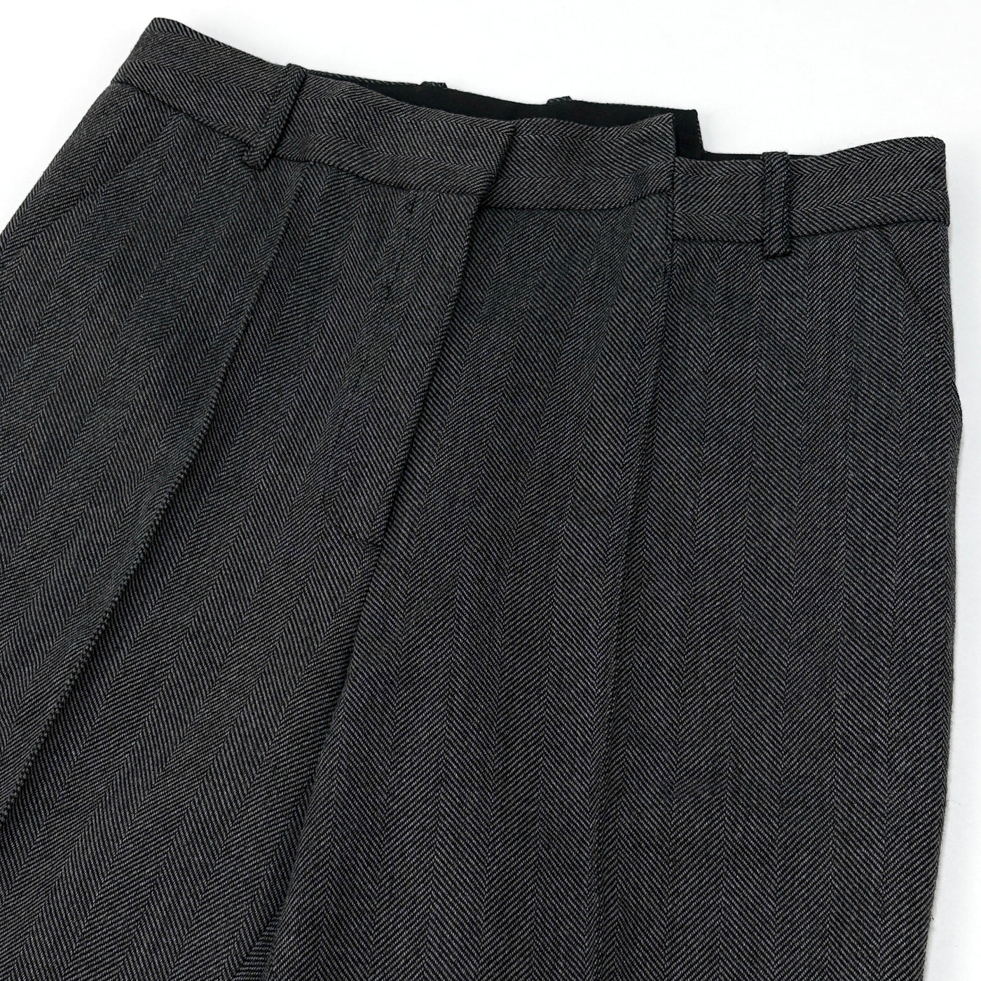 2019AW HERRINGBONE FLARE TROUSERS BLS-59330 36