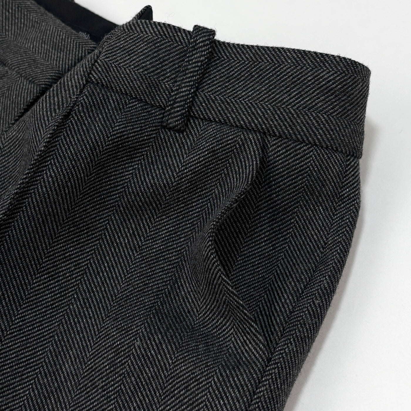 2019AW HERRINGBONE FLARE TROUSERS BLS-59330 36
