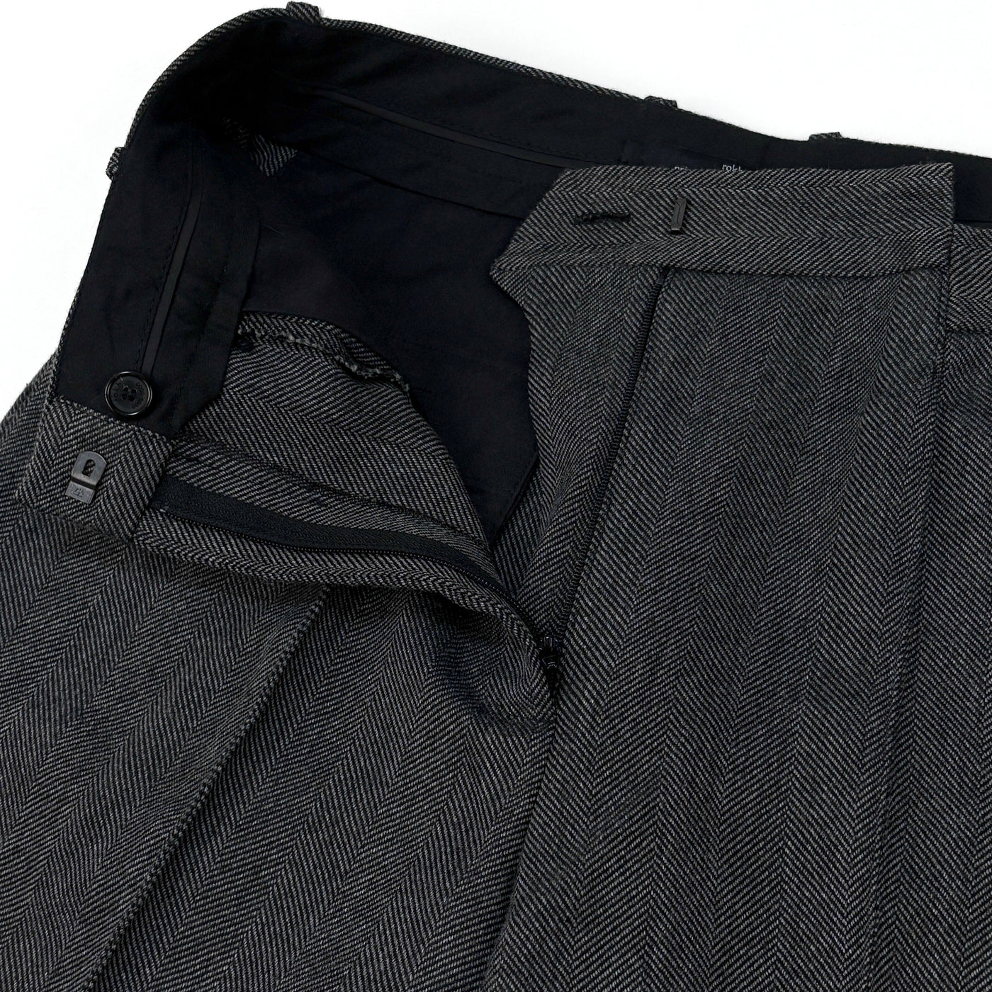 2019AW HERRINGBONE FLARE TROUSERS BLS-59330 36