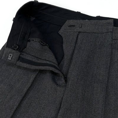 2019AW HERRINGBONE FLARE TROUSERS BLS-59330 36