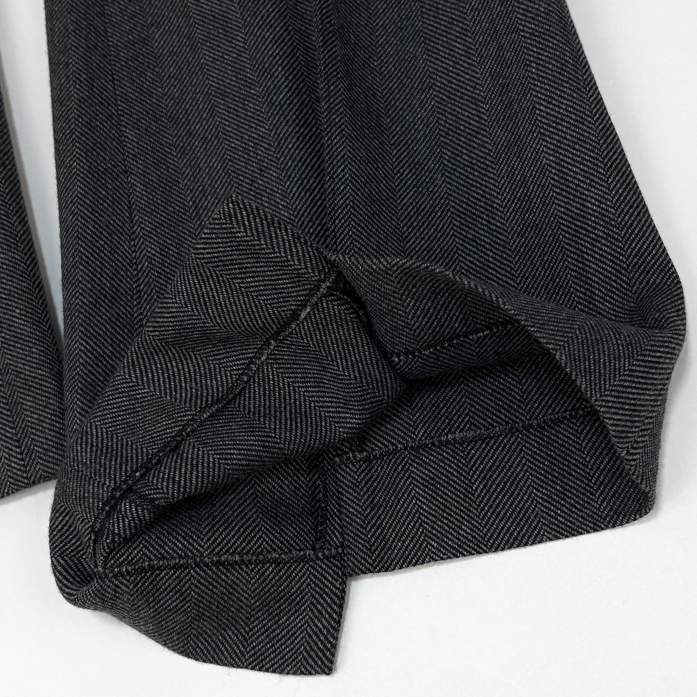 2019AW HERRINGBONE FLARE TROUSERS BLS-59330 36