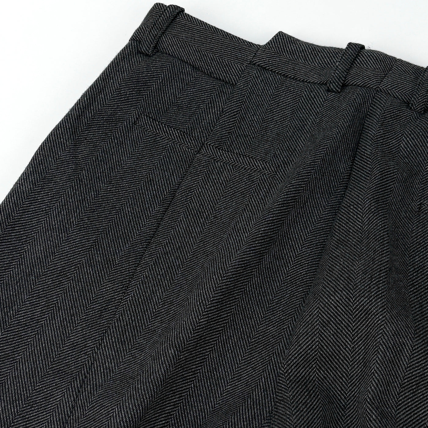 2019AW HERRINGBONE FLARE TROUSERS BLS-59330 36
