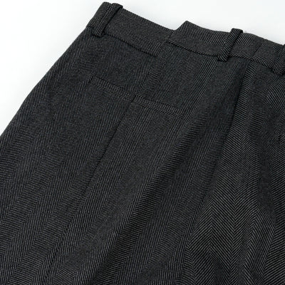 2019AW HERRINGBONE FLARE TROUSERS BLS-59330 36