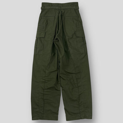 2022SS Cotton Nylon Tucked Cargo Trousers MM22PS-PT714 1