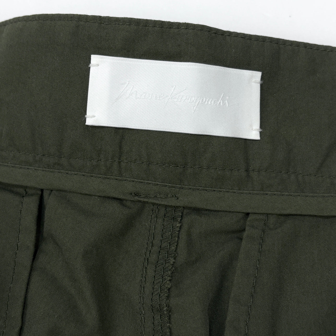 2022SS Cotton Nylon Tucked Cargo Trousers MM22PS-PT714 1