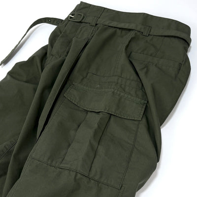 2022SS Cotton Nylon Tucked Cargo Trousers MM22PS-PT714 1