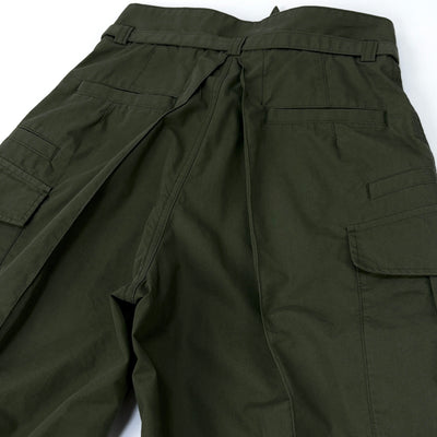 2022SS Cotton Nylon Tucked Cargo Trousers MM22PS-PT714 1