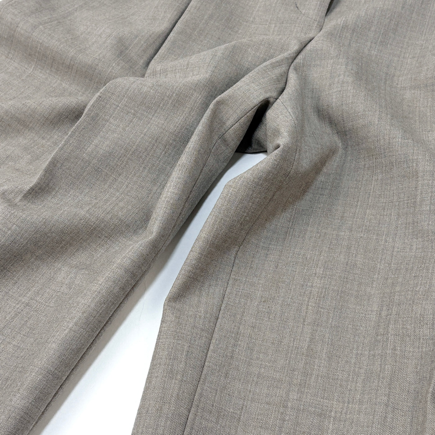 2018AW Wool Cashmere Double Tuck Trousers PT0101-AW18 36