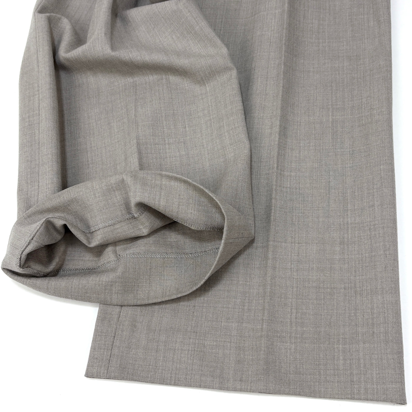 2018AW Wool Cashmere Double Tuck Trousers PT0101-AW18 36