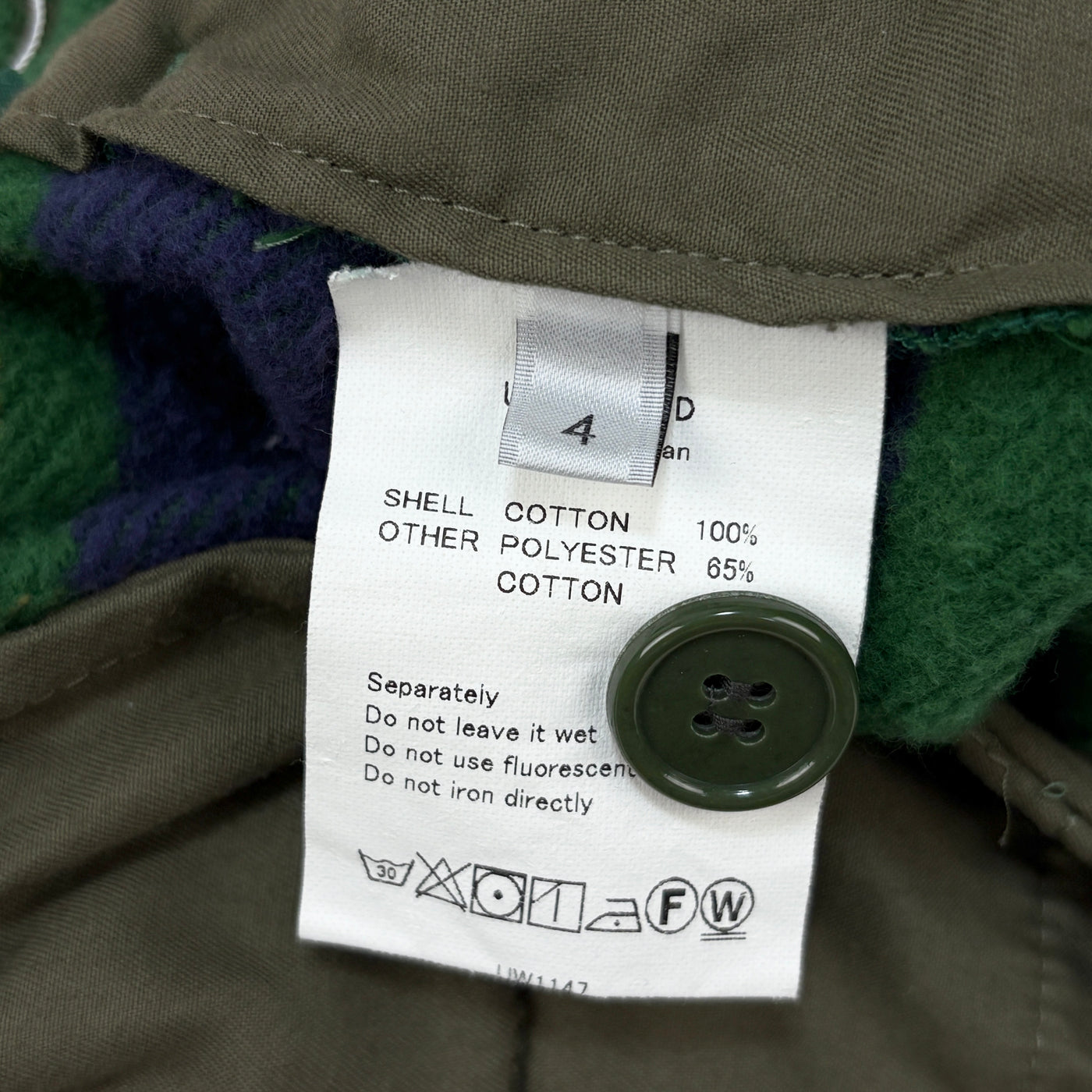 2024AW Check easy pants UW1147 4