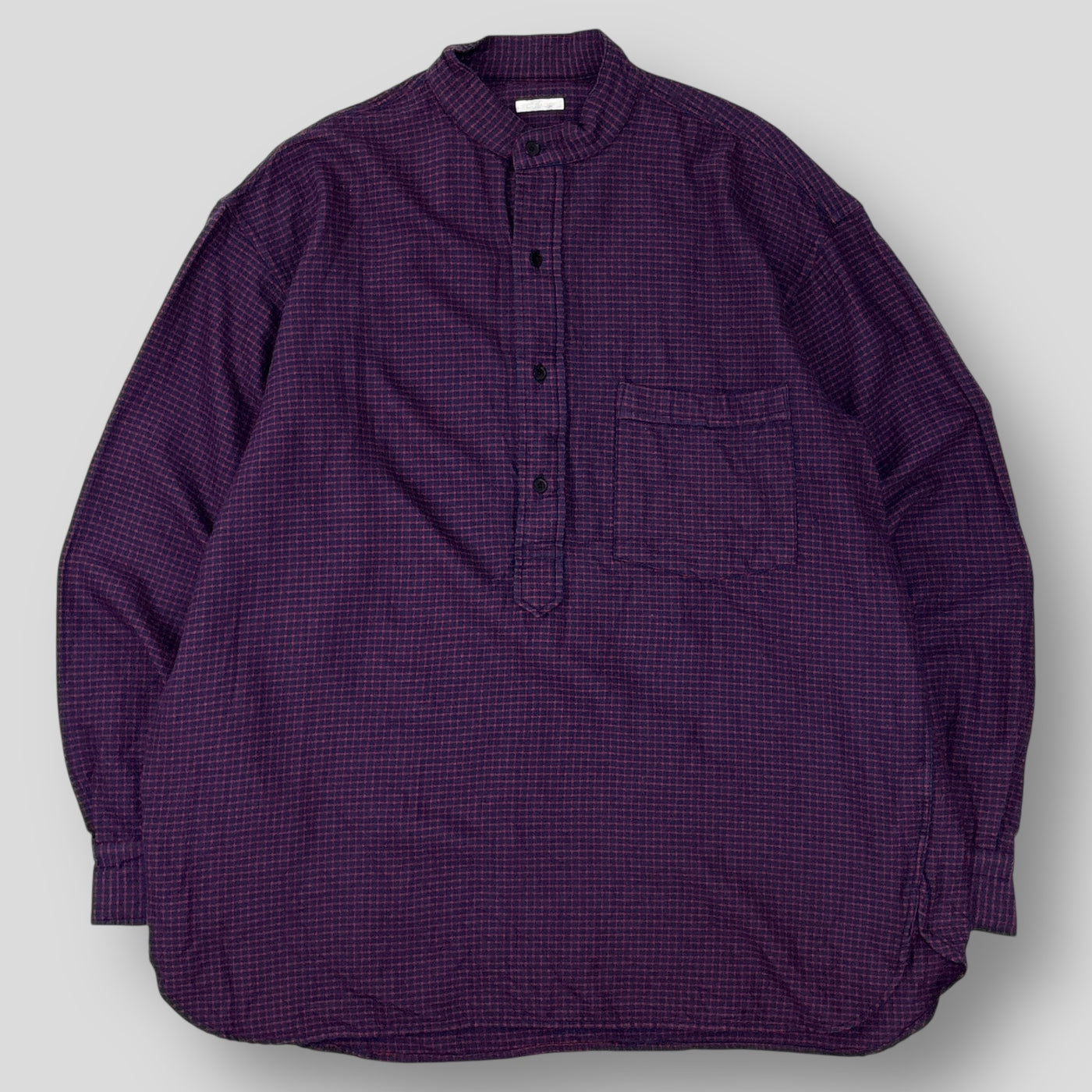 2019AW ウールシルク P/O シャツ Q03-02006 2