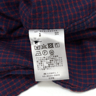 2019AW ウールシルク P/O シャツ Q03-02006 2