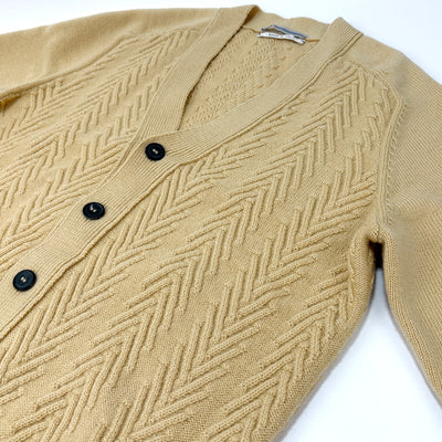 2023AW Herringbone Knit Cardigan 17WN-YE L