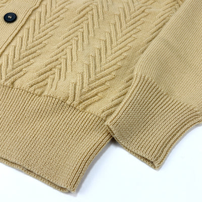 2023AW Herringbone Knit Cardigan 17WN-YE L