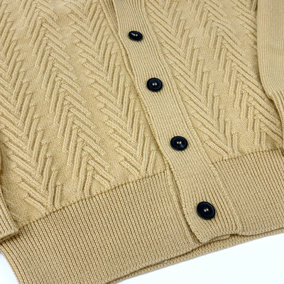 2023AW Herringbone Knit Cardigan 17WN-YE L