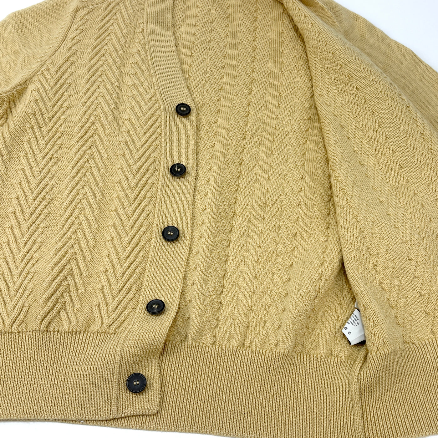 2023AW Herringbone Knit Cardigan 17WN-YE L