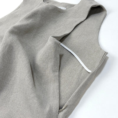 2023SS LINEN OXFORD | ノースリーブドレス OPAGSM0207 01