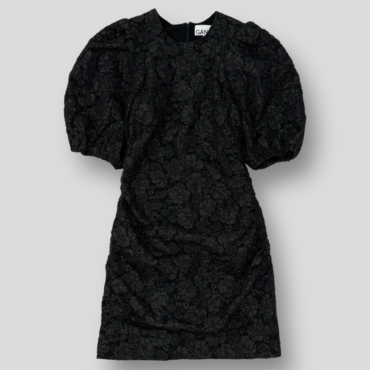 2023AW Stretch Jacquard Puff Sleeves Mini Dress BC.B 6663 36