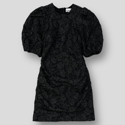 2023AW Stretch Jacquard Puff Sleeves Mini Dress BC.B 6663 36