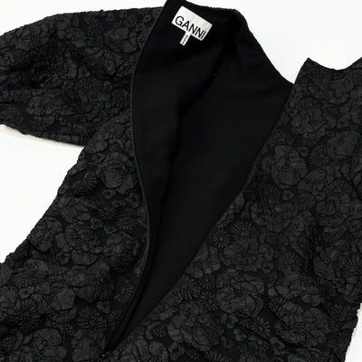 2023AW Stretch Jacquard Puff Sleeves Mini Dress BC.B 6663 36