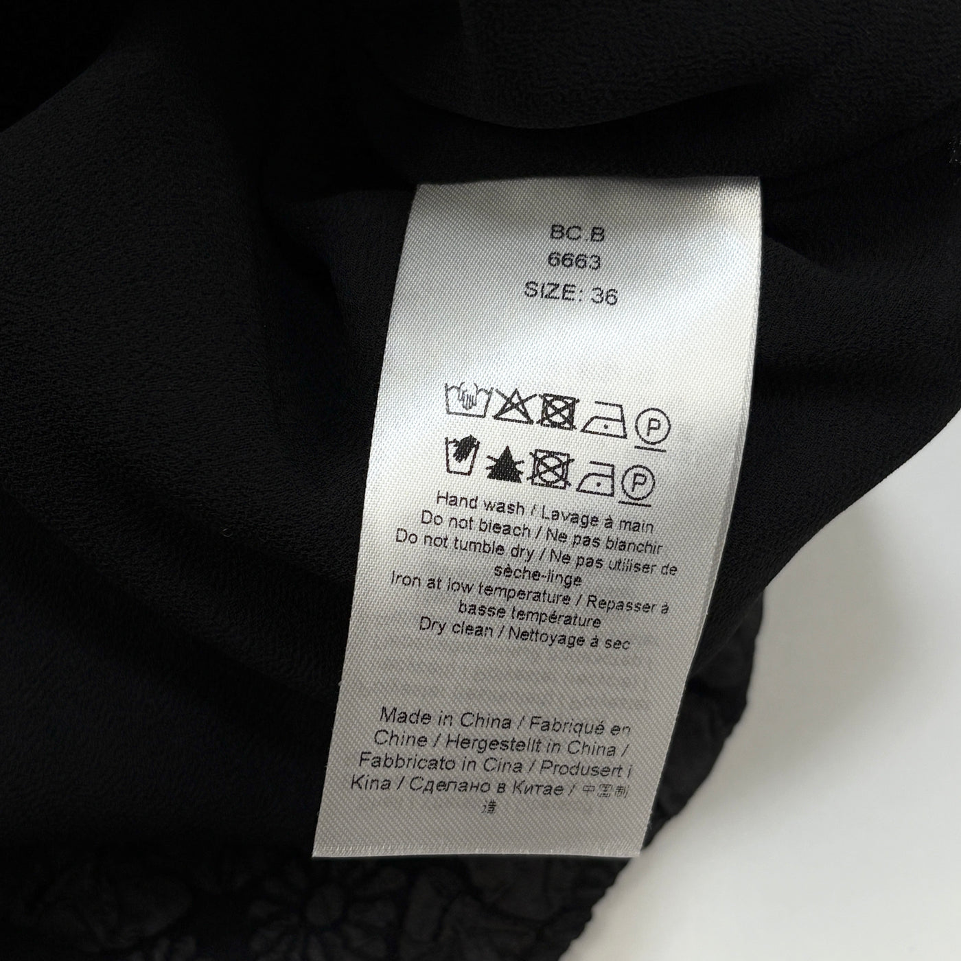 2023AW Stretch Jacquard Puff Sleeves Mini Dress BC.B 6663 36