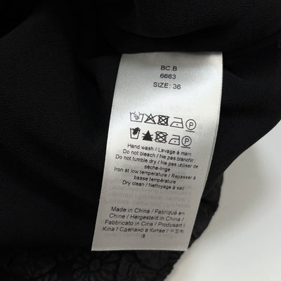 2023AW Stretch Jacquard Puff Sleeves Mini Dress BC.B 6663 36