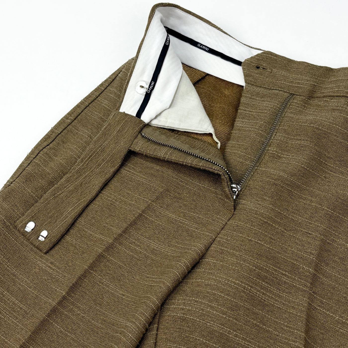 2023SS Slub Linen Mid Waist Pants BB.D 6557 / F7549 34