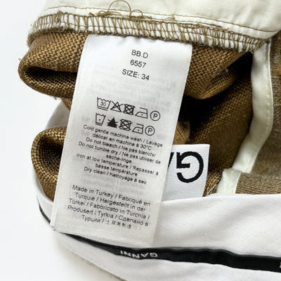 2023SS Slub Linen Mid Waist Pants BB.D 6557 / F7549 34