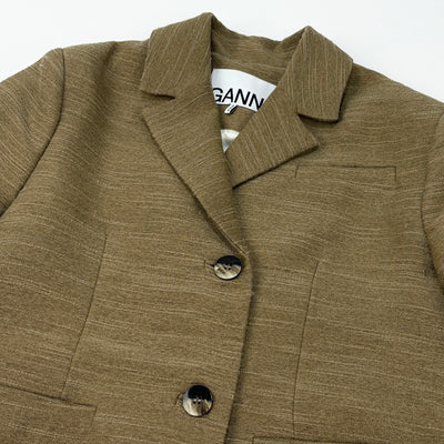 2023SS Slub Linen Oversized Blazer BB.D 6557 / F7549 XXS/XS
