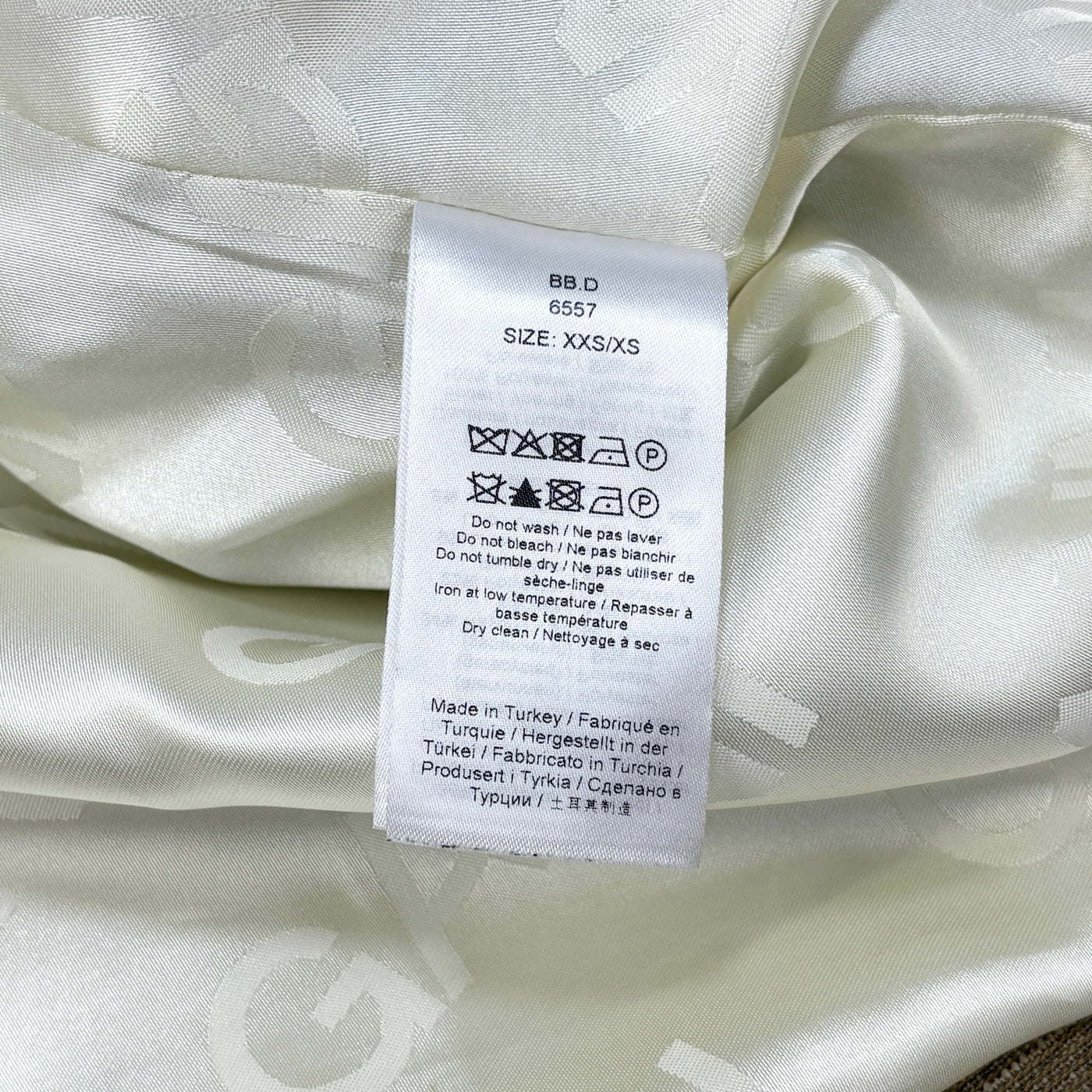 2023SS Slub Linen Oversized Blazer BB.D 6557 / F7549 XXS/XS