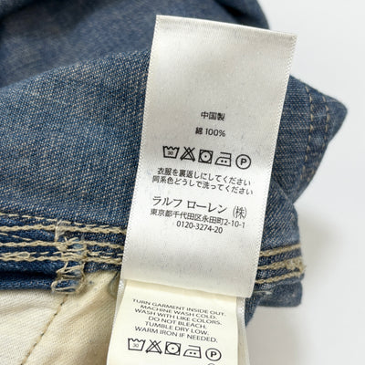 ヴィンテージ加工 デニムオーバーオール 0200013088 / 211671391001 XS