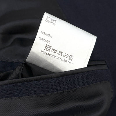 イタリア製 リネンウール シングル2Bスーツ AS1GM211F J708TZLC 48