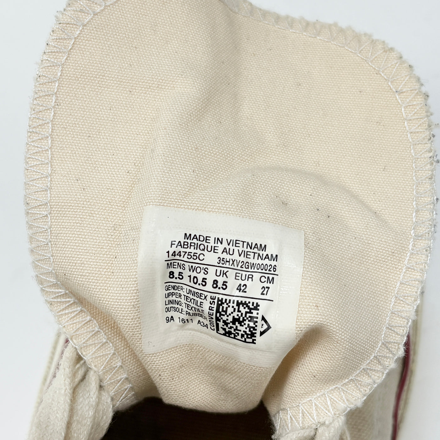 CT70 CHUCK TAYLOR ALL STAR 70 HI 144755C US8.5 / 27cm