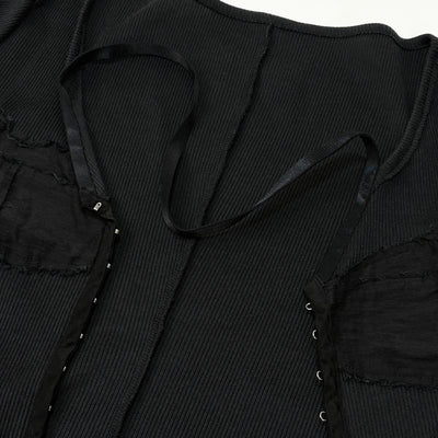 2024SS BUSTIER OPEN FRONT RIB TOPS 0584TM0336P FREE