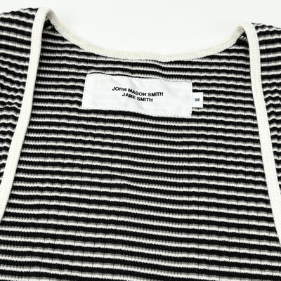 2025SS COTTON RANDOM BORDER RIB CAMISOLE & SLEEVE C/D 25SCT-#730L 38