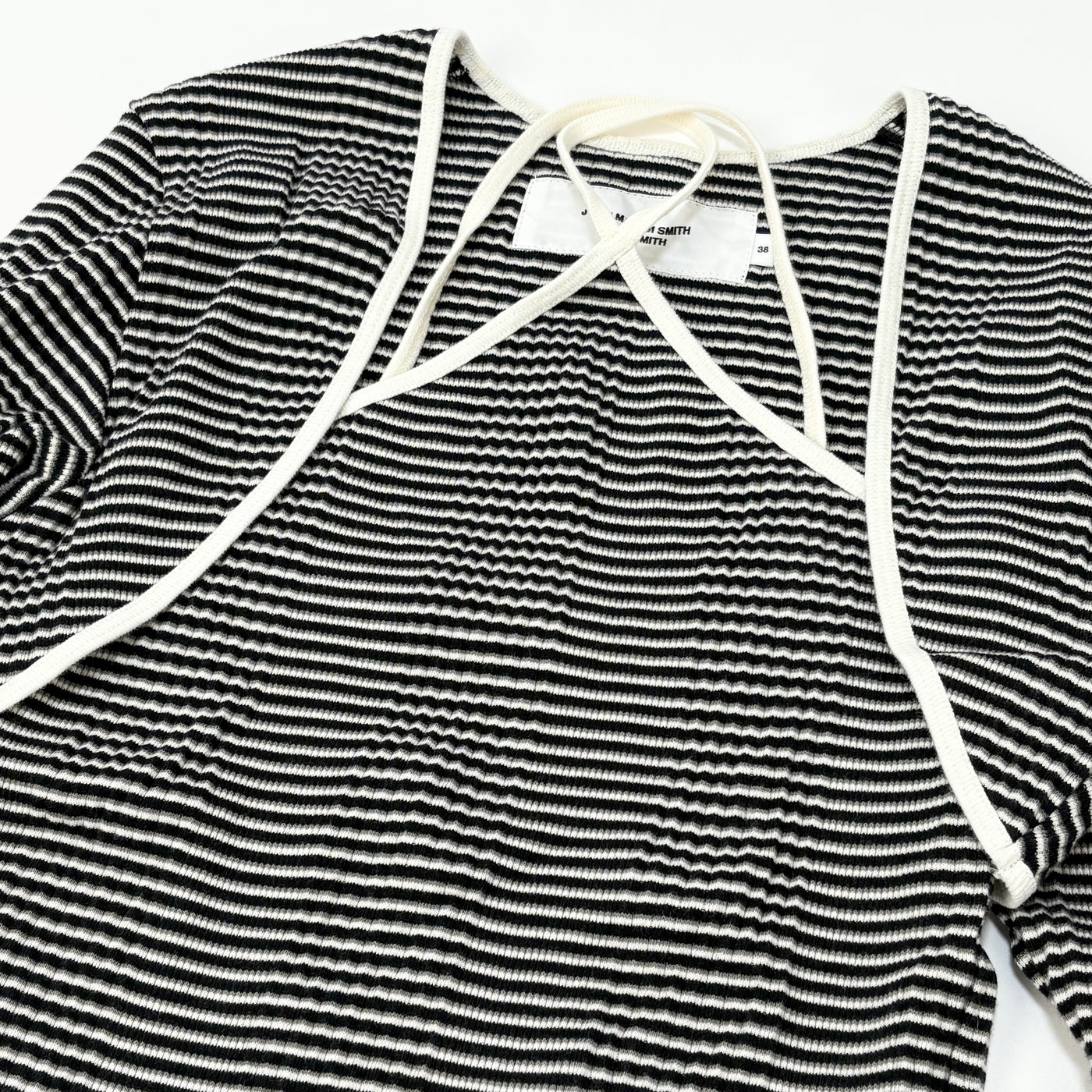 2025SS COTTON RANDOM BORDER RIB CAMISOLE & SLEEVE C/D 25SCT-#730L 38