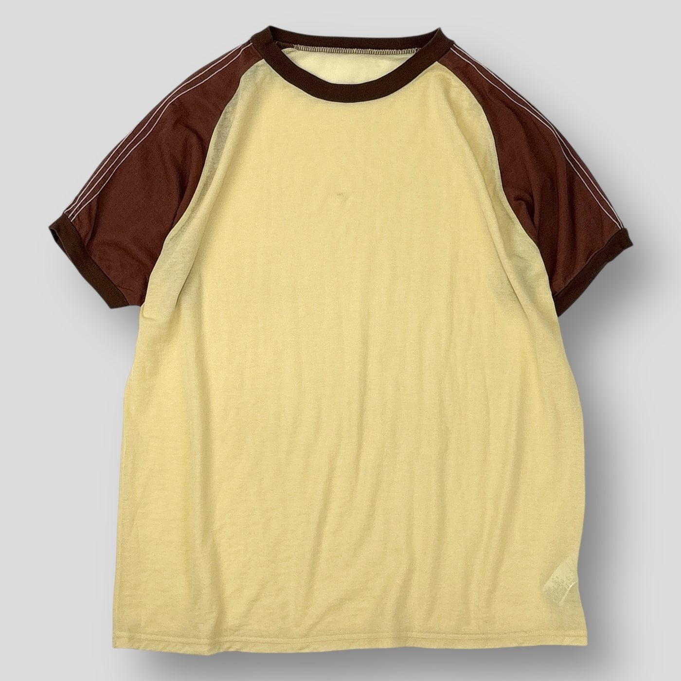 2023SS コットンナイロン ラグランスリーブ ステッチ Tシャツ 8617-299-0429 FREE