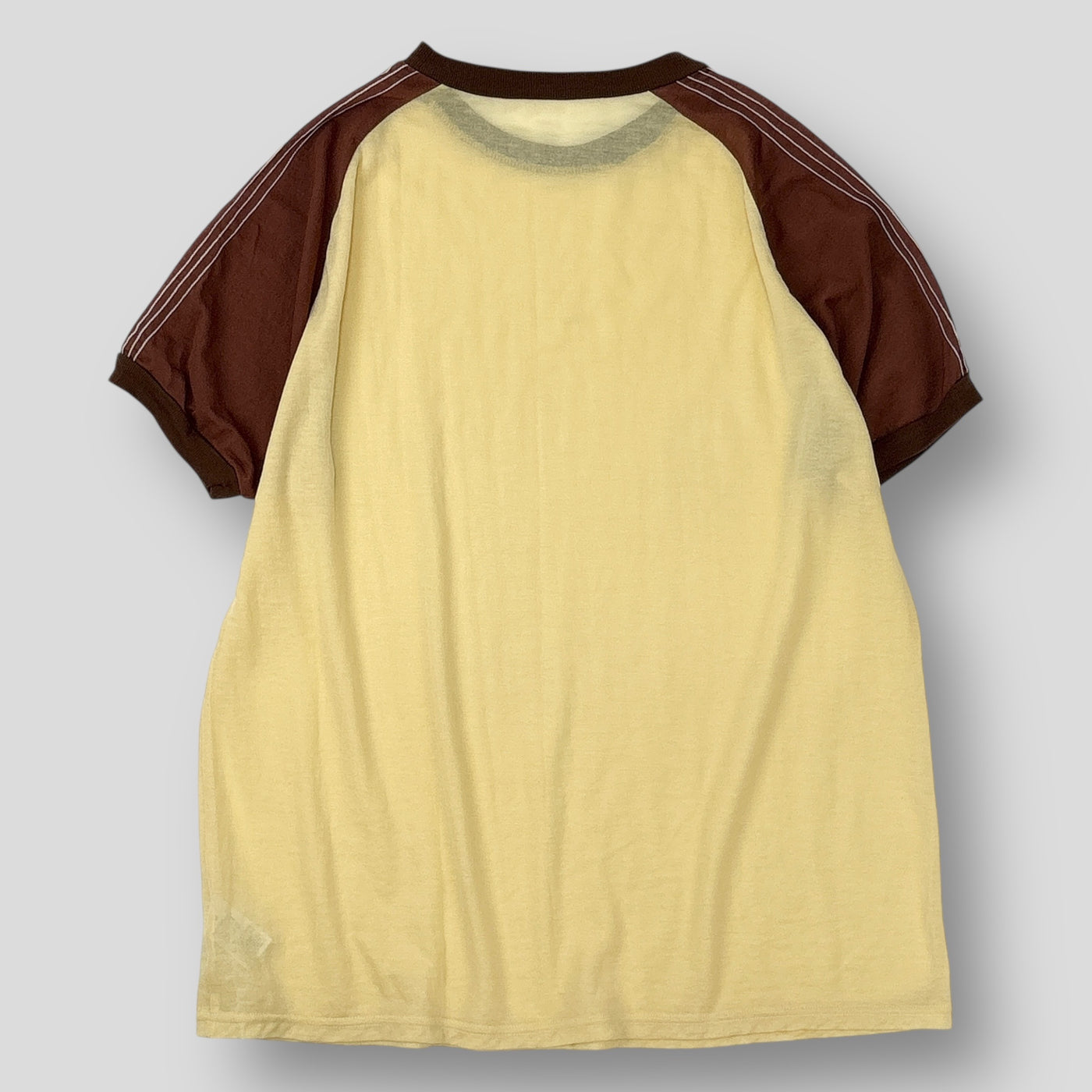 2023SS コットンナイロン ラグランスリーブ ステッチ Tシャツ 8617-299-0429 FREE