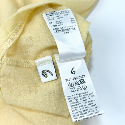 2023SS コットンナイロン ラグランスリーブ ステッチ Tシャツ 8617-299-0429 FREE