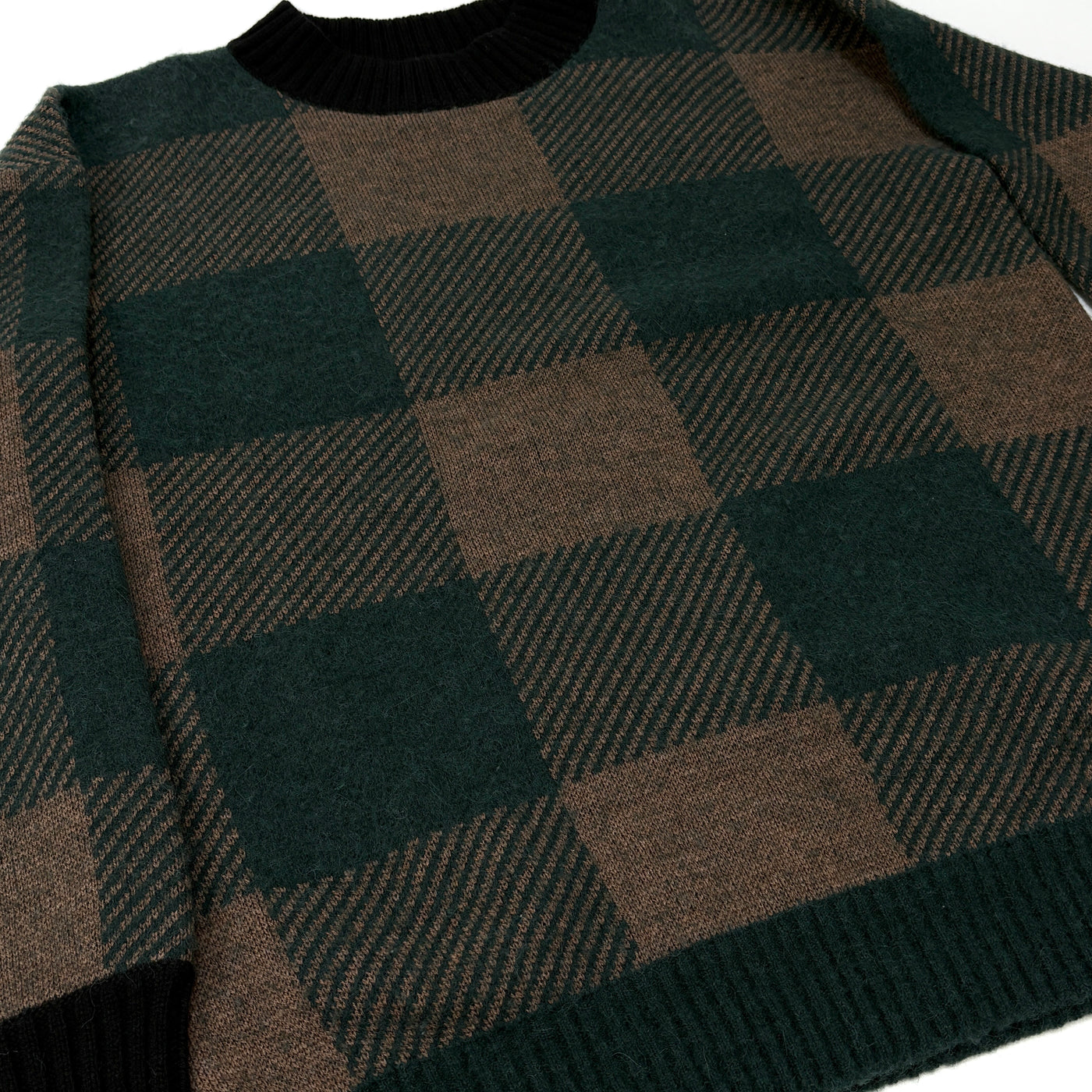 2019AW Buffalo Check Knit Pullover 19-02081M 2