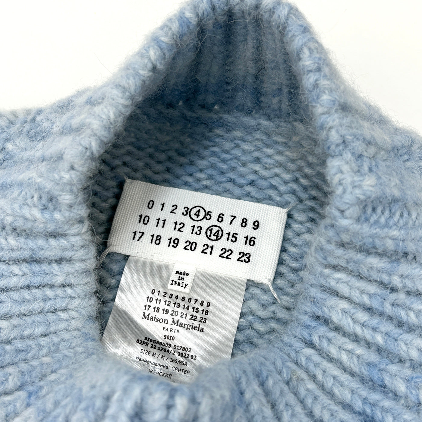 2022AW ボタニカルダイ ハイネックニット SI0GP0003 S17802 M
