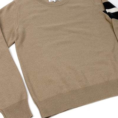 2019AW Arm Stripe Crew Knit S50HA0903 S16824 L