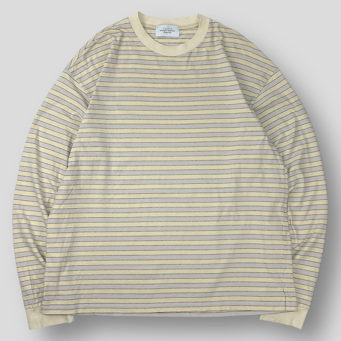 2024AW Long sleeve border T-shirt US2469 4