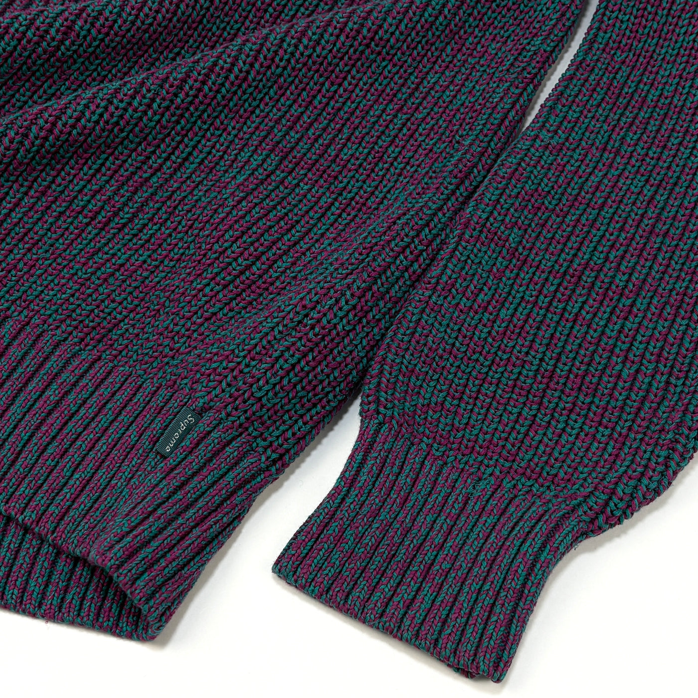 2021AW Melange Rib Knit Sweater L